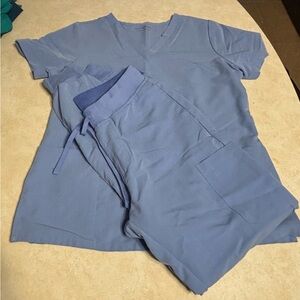 Blue Scrub Set by Mandala